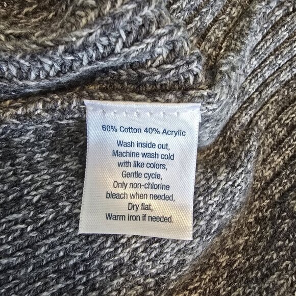 Urban Pipeline XLarge Knit Sweater Gray Cotton/Acrylic - Picture 4 of 6